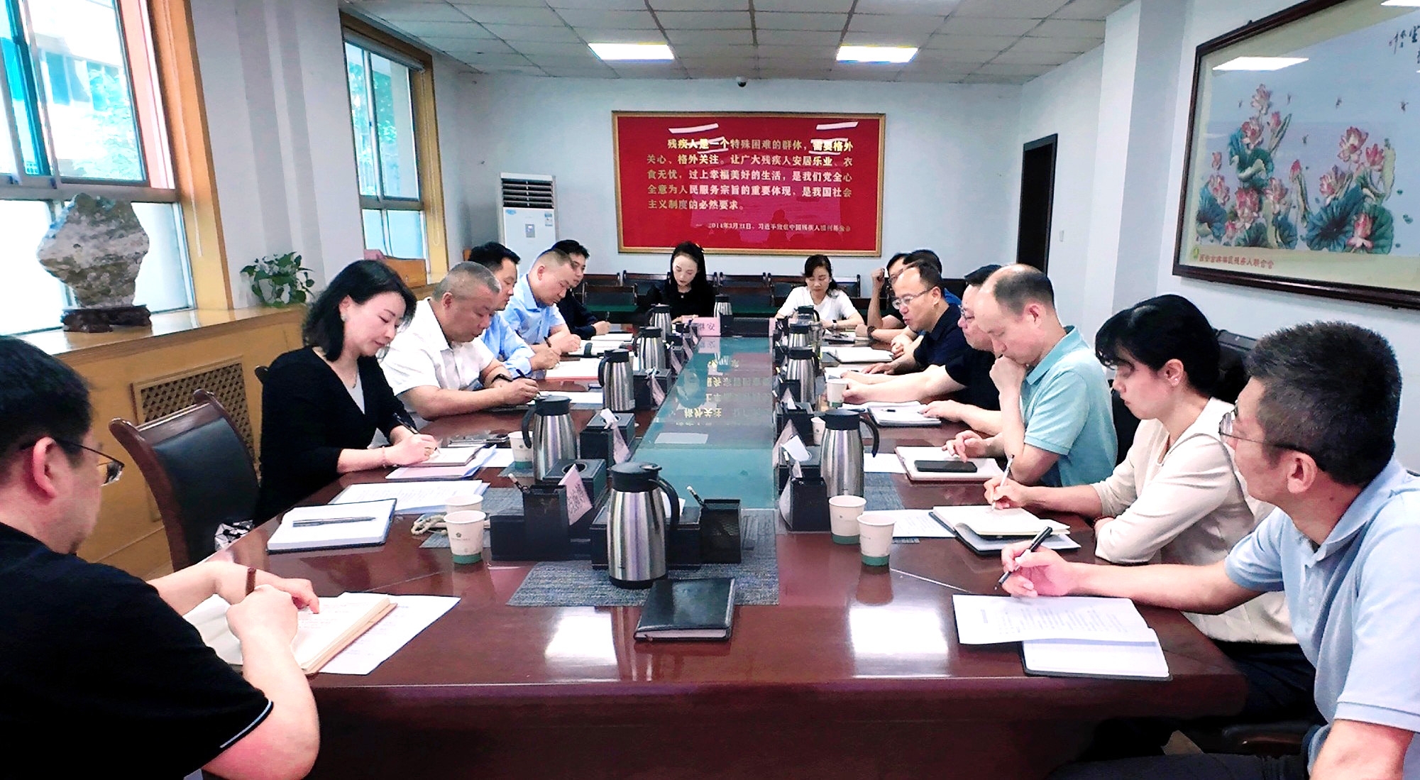強盛一行赴西安市殘疾人聯(lián)合會開展專題調研——共商殘疾人康復養(yǎng)老事業(yè)發(fā)展，探索科技助殘服務新模式