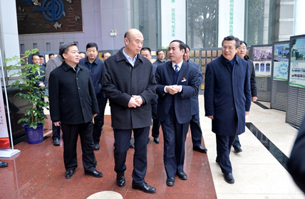 【陜鼓集團】陜西省委副書記、省長、省政府黨組書記劉國中一行蒞臨陜鼓視察指導工作